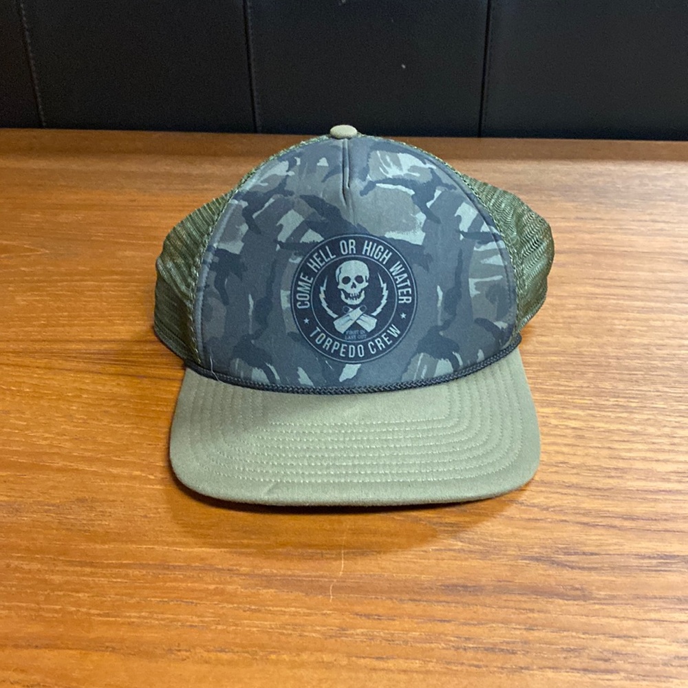 Patagonia come hell or high water torpedo crew hat